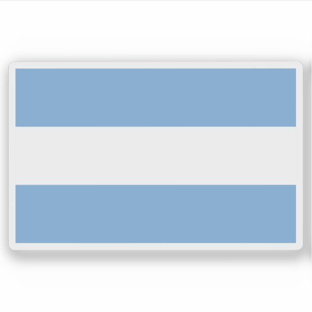 Adesivo Bandeira nacional da Argentina (1812-1818) (Frente)