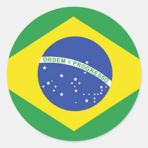 Adesivo Bandeira nacional de Brasil