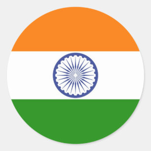 Adesivo Bandeira nacional de India Ashoka Chakra