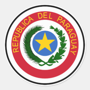 Adesivo Bandeira nacional de Paraguai
