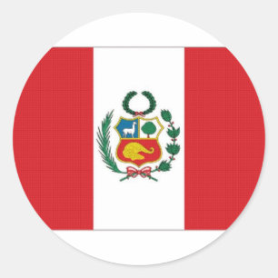 Adesivo Bandeira nacional de Peru