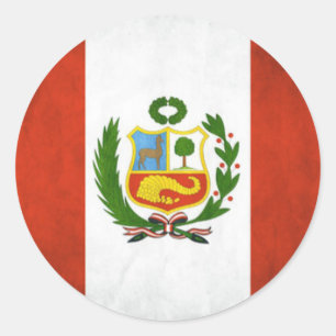 Adesivo Bandeira Nacional do Peru