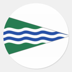 Adesivo Bandeira nacional do yacht club de Ireland