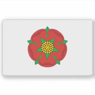 Adesivo Bandeira não oficial de Lancashire, Inglaterra (at