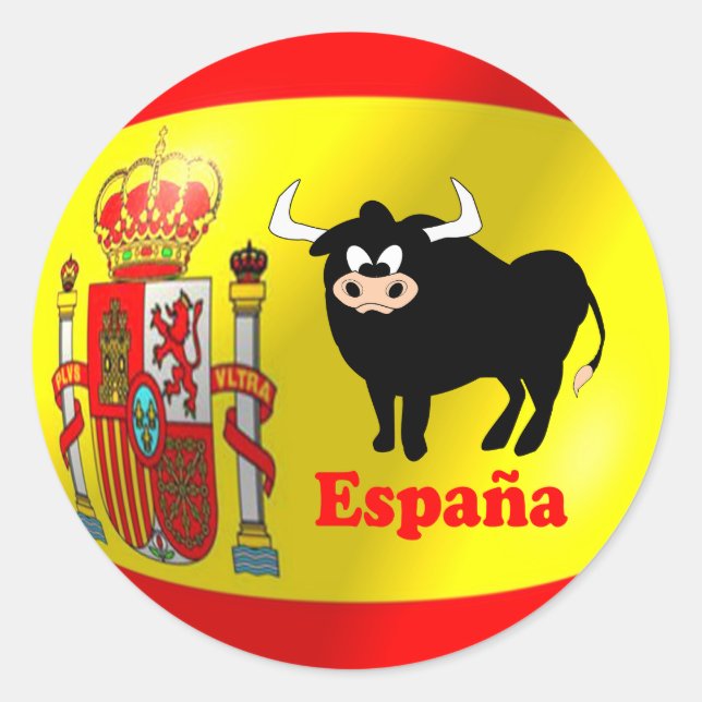 Adesivo Bandeira Negra espanhola (Frente)
