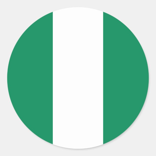 Adesivo Bandeira nigeriana, Bandeira da Nigéria (Frente)