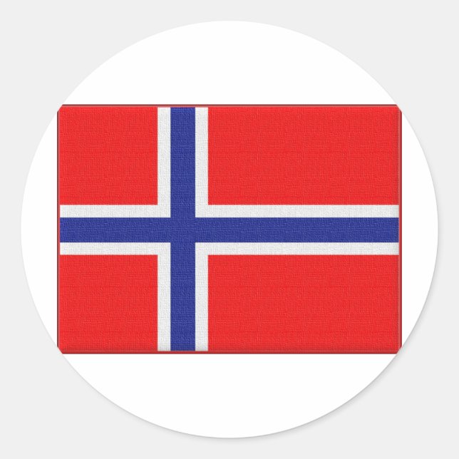 Adesivo Bandeira norueguesa (Frente)