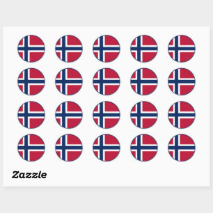Adesivo Bandeira Norueguesa