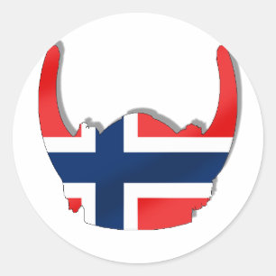 Adesivo Bandeira norueguesa do capacete de Noruega