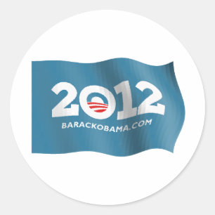 Adesivo Bandeira Obama 2012