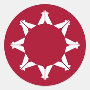 Adesivo Bandeira Oglala Lakota Sioux