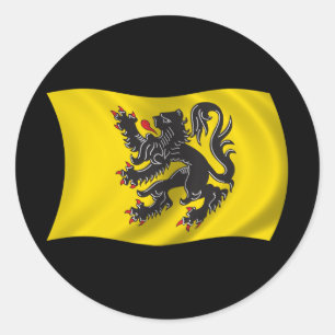 Adesivo Bandeira ondulada de Flanders