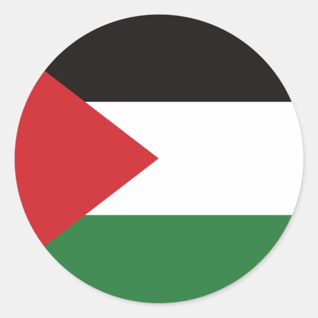 Adesivo Bandeira Palestina Livre sob medida (Frente)