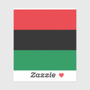 Adesivo Bandeira Pan-Africana