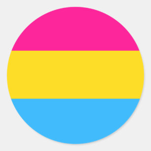 ADESIVO "BANDEIRA PANSEXUAL DO ORGULHO "