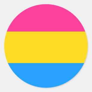 Adesivo Bandeira Pansexual do orgulho