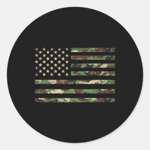Adesivo Bandeira Patriótica dos EUA 4 de Julho Camo Bandei