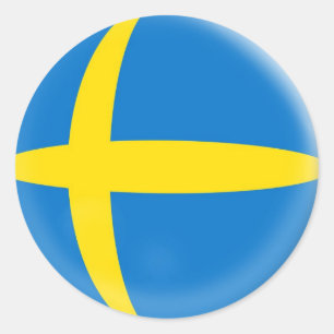 Adesivo bandeira pequena de 20 sueco da suecia das