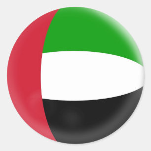 Adesivo bandeira pequena de 20 United Arab Emirates das