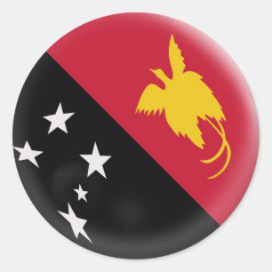 Adesivo bandeira pequena de Papuá-Nova Guiné de 20