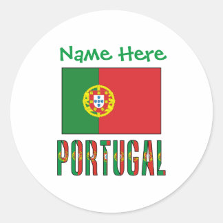 Adesivo Bandeira Personalizada do Patrimônio de Portugal