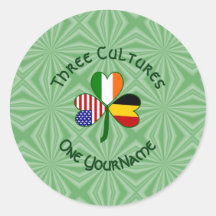 Bandeira Personalizada do Trevo Americano Irlandês