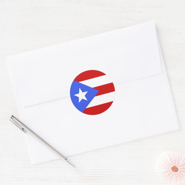 Adesivo bandeira Porto Rico (Envelope)