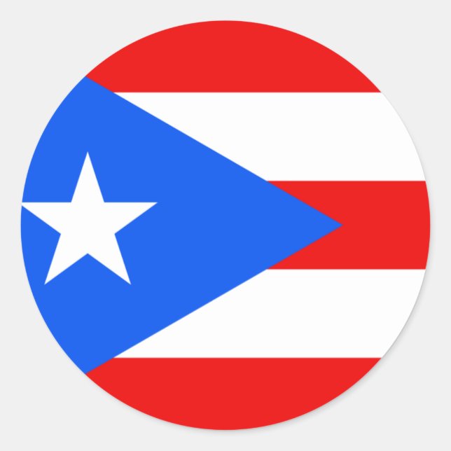 Adesivo Bandeira Porto Rico (Frente)