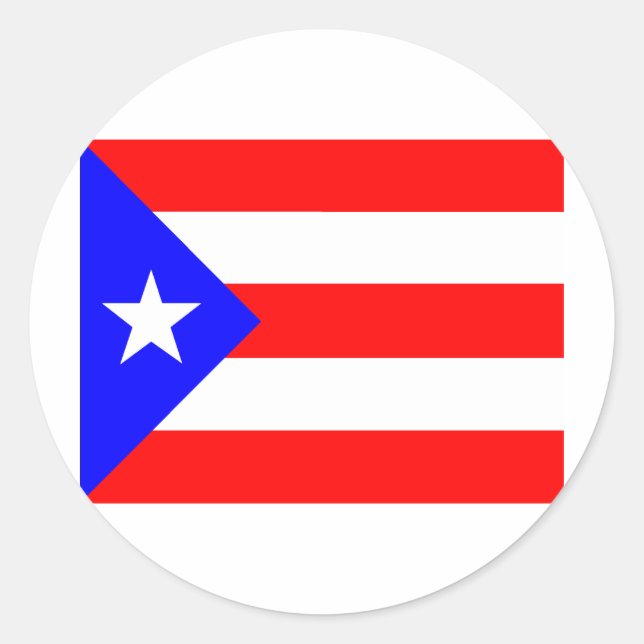 Adesivo Bandeira Porto Rico (Frente)