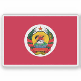 Adesivo Bandeira Presidencial de Moçambique (1983-1990)