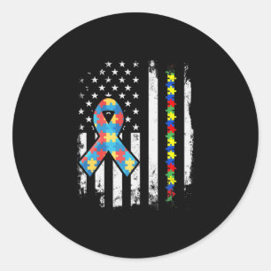 Adesivo Bandeira Quebra-cabeça de Sensibilização do Aut