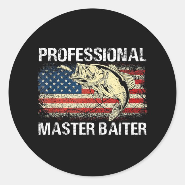Adesivo Bandeira Retro-Americana do Master Baiter Profissi (Frente)