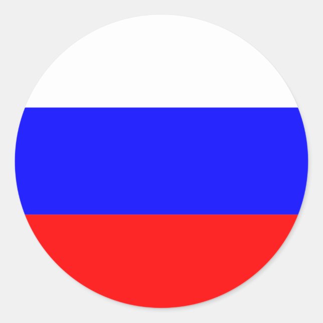 Adesivo Bandeira Russa (Frente)