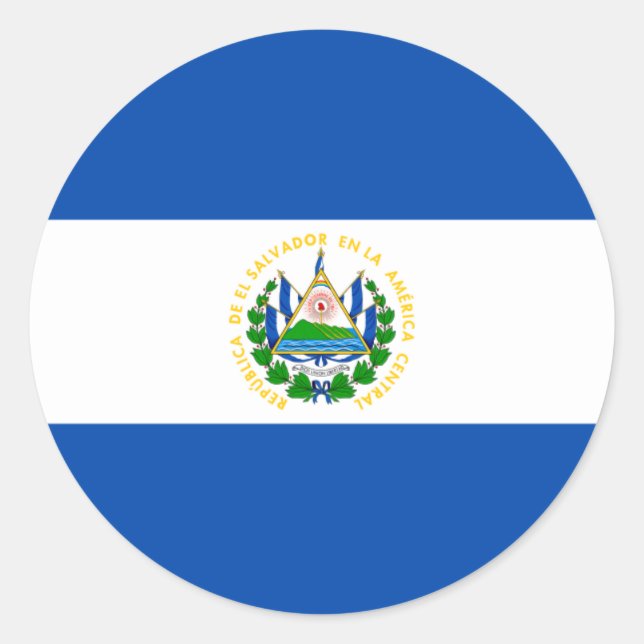 Adesivo Bandeira salvadorenha, Bandeira de El Salvador (Frente)
