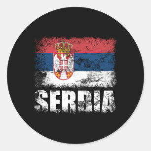 Adesivo Bandeira Sérvia Sinalizador Sérvio