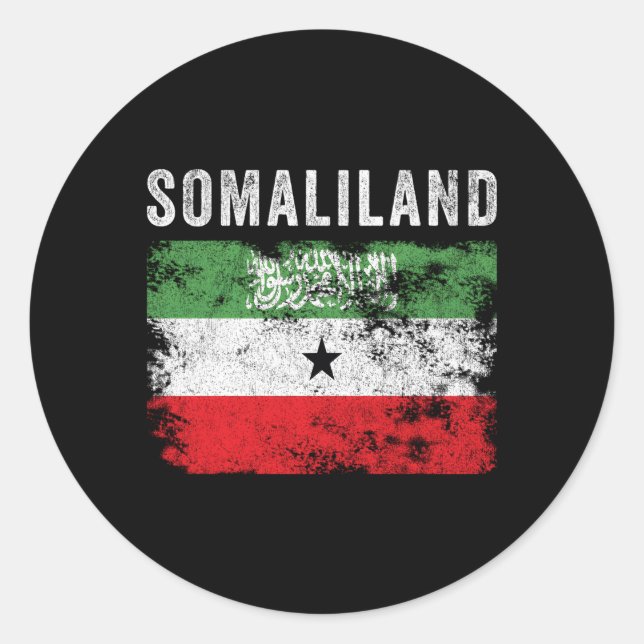 Adesivo Bandeira Somaliland Distress Somalilander Flag (Frente)