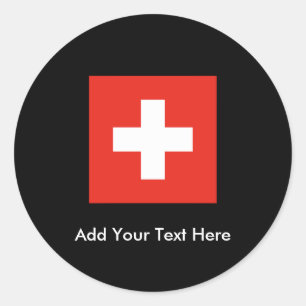 Adesivo Bandeira Suíça