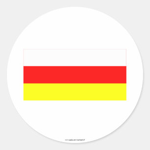 Adesivo Bandeira sul de Ossetia