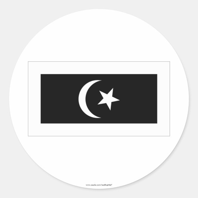 Adesivo Bandeira Terengganu (Frente)