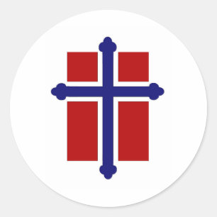 Adesivo Bandeira transversal norueguesa