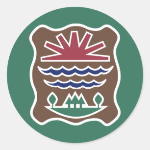 Adesivo Bandeira tribal da nação ocidental de Abenaki