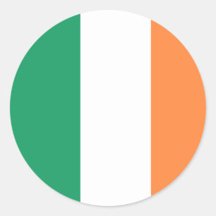 Adesivo Bandeira tricolor irlandesa patriótica Dia de São