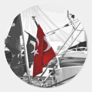 Adesivo Bandeira Turca - Al Sancak