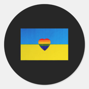 Adesivo Bandeira ucraniana Suporte Eu apoio a Ucrânia 