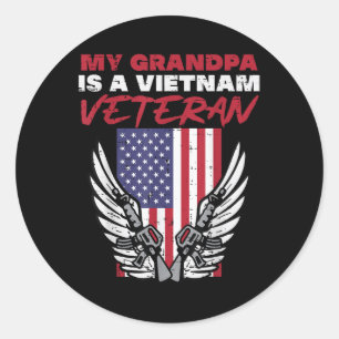 Adesivo Bandeira Usa Meu Avô Vietnam Veterano Dia Memorial