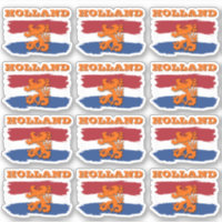 Bandeira Vermelha Branca Azul Laranja Leão da Equi