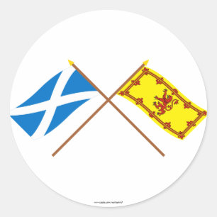 Adesivo Bandeiras cruzadas de Scotland