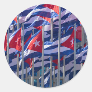 Adesivo Bandeiras cubanas, Havana, Cuba
