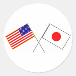 Adesivo Bandeiras do JAPÃO dos EUA
