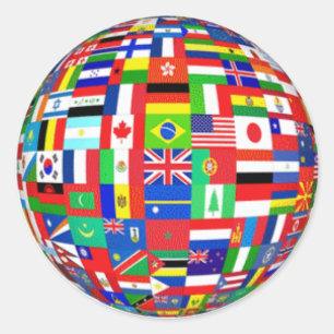 Adesivo Bandeiras do mundo